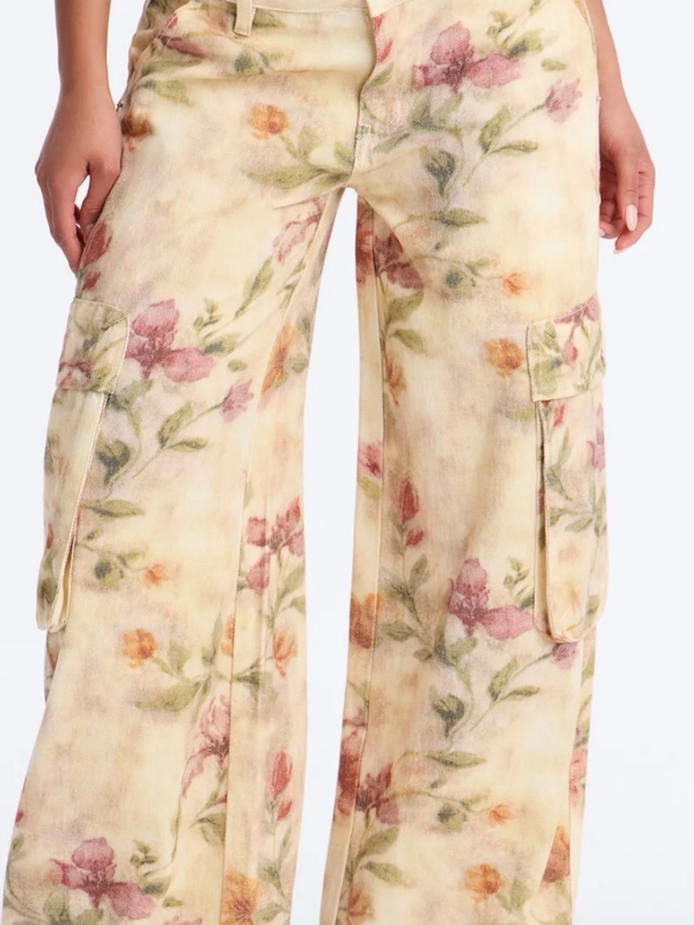 Last impression Floral Print cargos